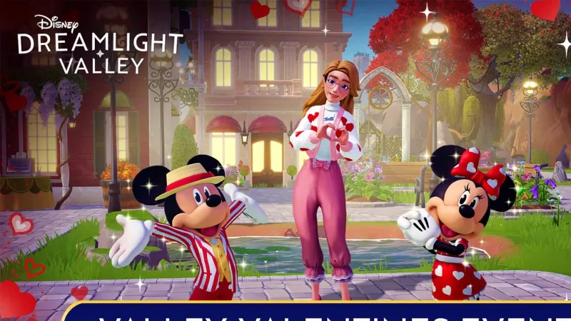 do Evento de São Valentim em Disney Dreamlight Valley