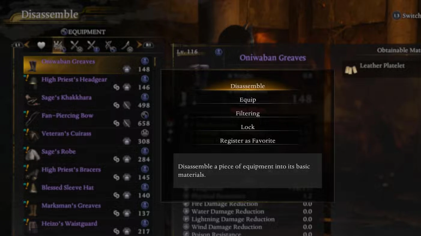 What To Do With Extra Gear in Nioh 3