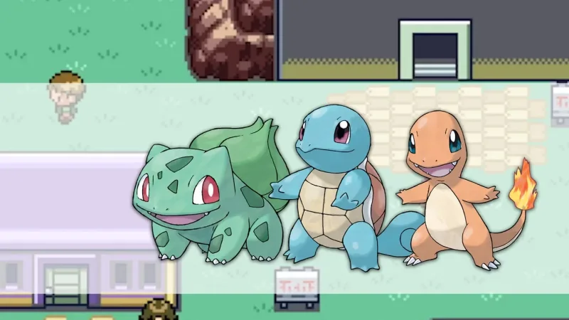 Qual inicial escolher em Pokémon FireRed e LeafGreen?