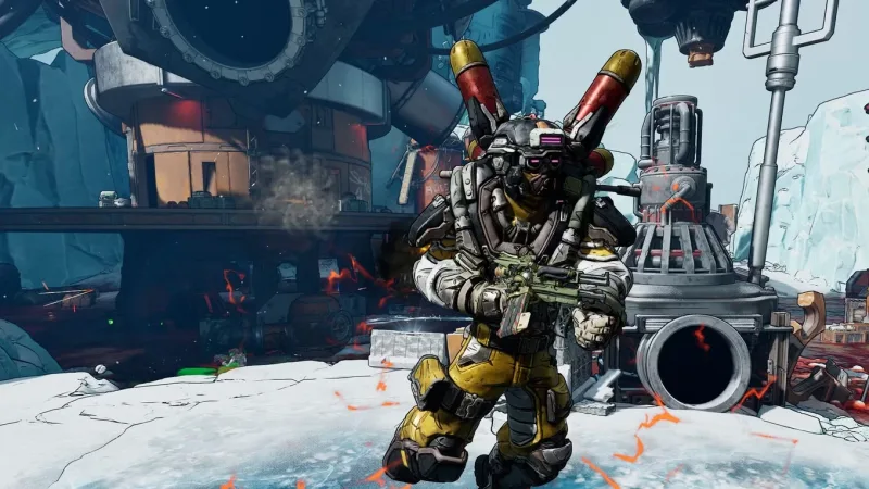 Localização e itens do Air Raider Scremulous em Borderlands 4