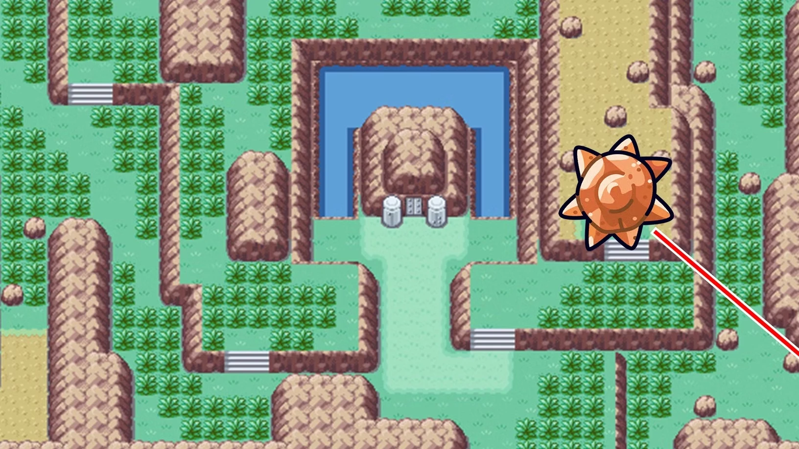 All Evolutions Stone Locations in Pokemon FireRed & LeafGreen