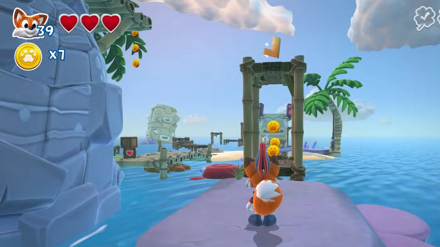 All Gilly Island's Letters & Hidden Page in New Super Lucky's Tale