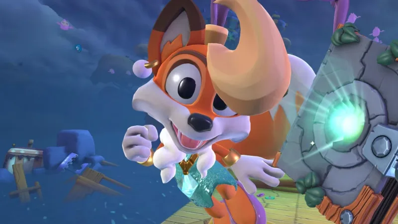 Localização das cartas e da página oculta em Hauntingham (New Super Lucky’s Tale)