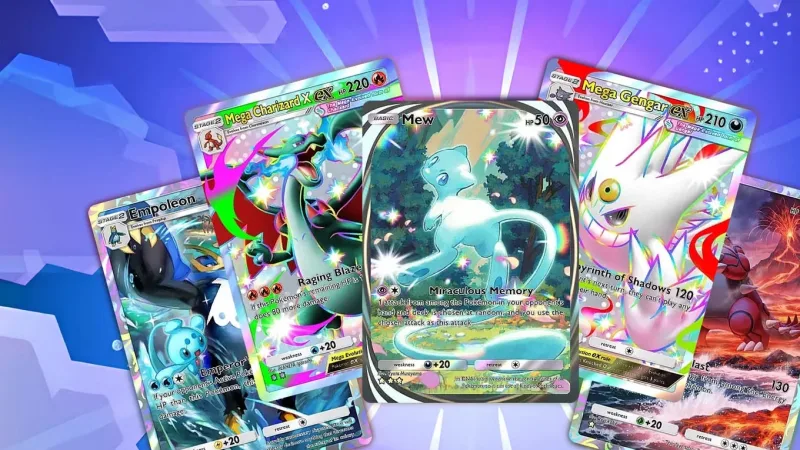 Missões secretas e coleções Mega Shine em Pokémon TCG Pocket