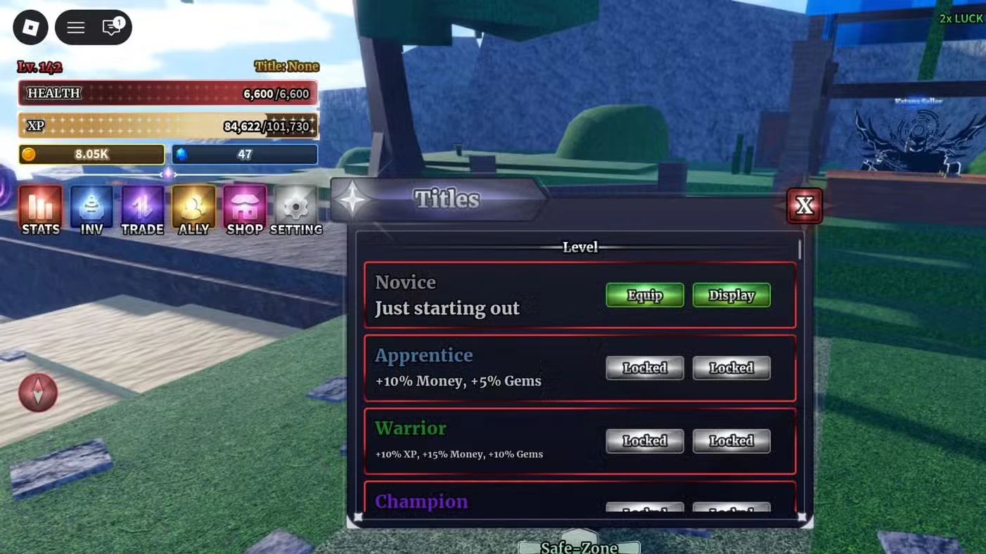 All Sailor Piece Titles & How to Get Them