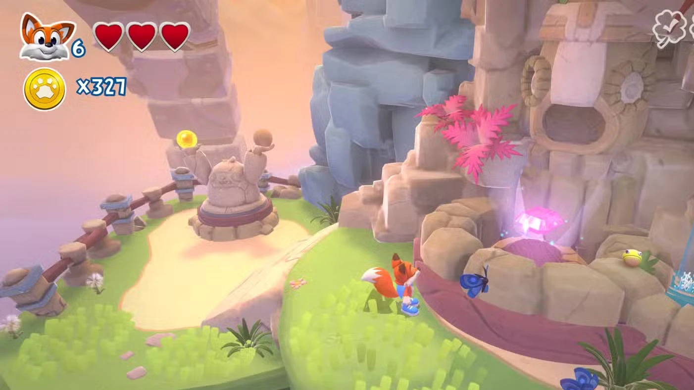 All Sky Castle's Letters & Hidden Page in New Super Lucky's Tale