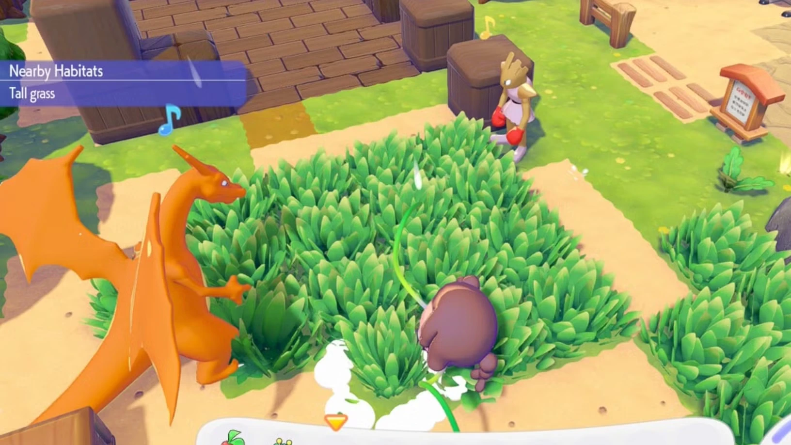 All Tall Grass Habitat Pokemon in Pokopia