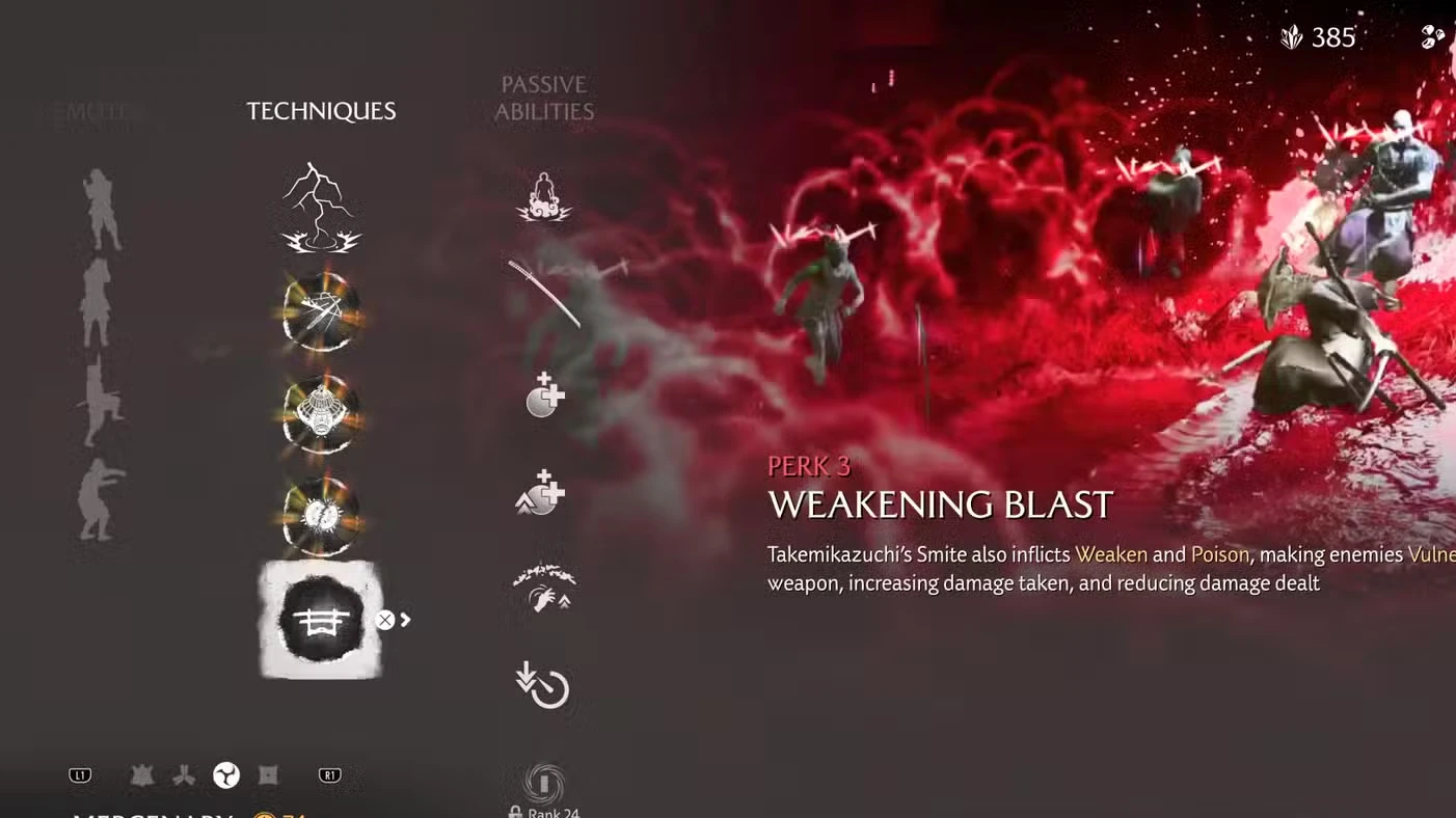 Best Build for Mercenary in Ghost of Yotei Legends
