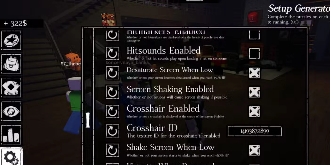 Best Crosshairs in Roblox Forsaken Mobile