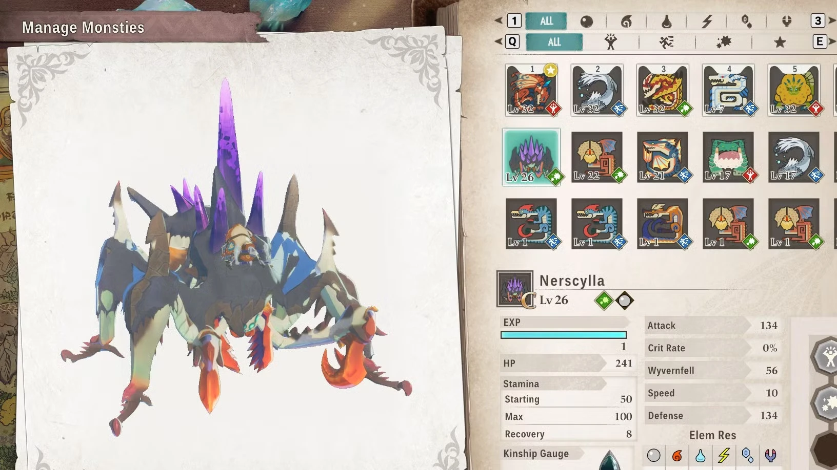 Best Early Game Monsties in Monster Hunter Stories 3