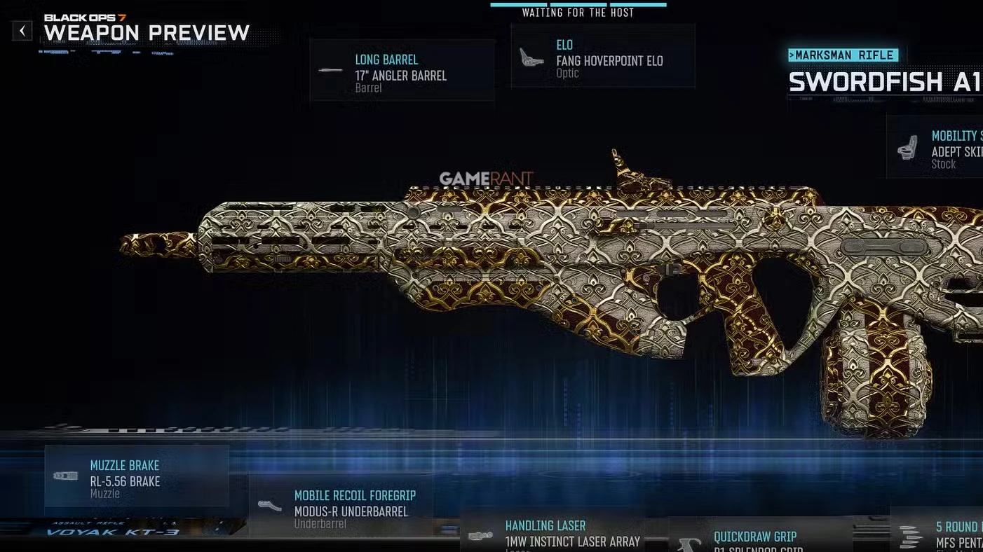 Best One-Shot Swordfish A1 Build in Black Ops 7 & Warzone