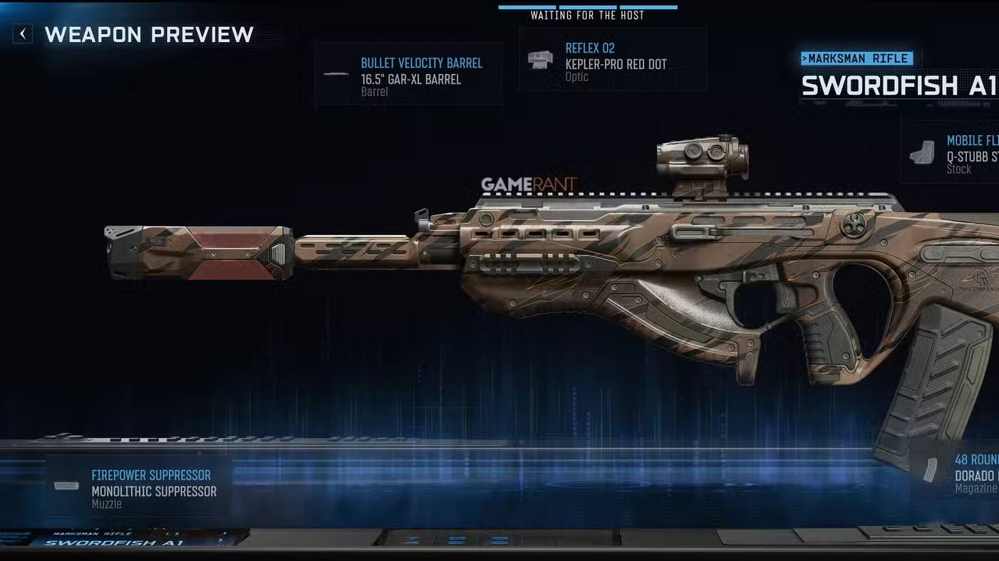 Best One-Shot Swordfish A1 Build in Black Ops 7 & Warzone