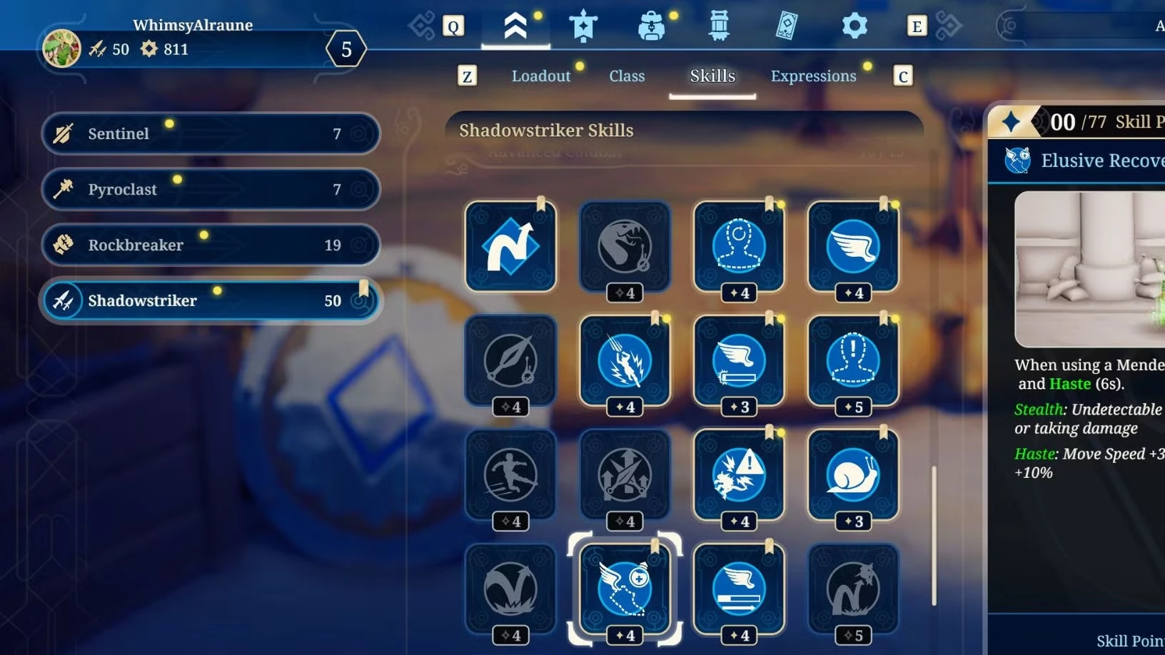 Best Shadowstriker Skills and Gear in Towerborne