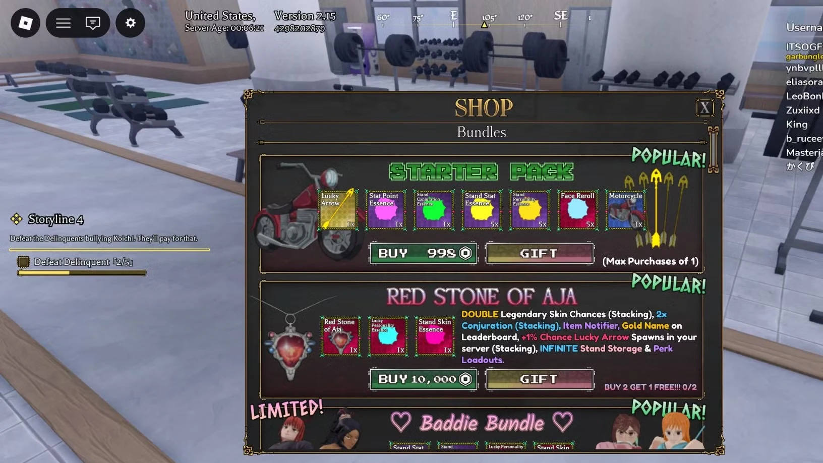 Bizarre Lineage All Items List (Roblox)
