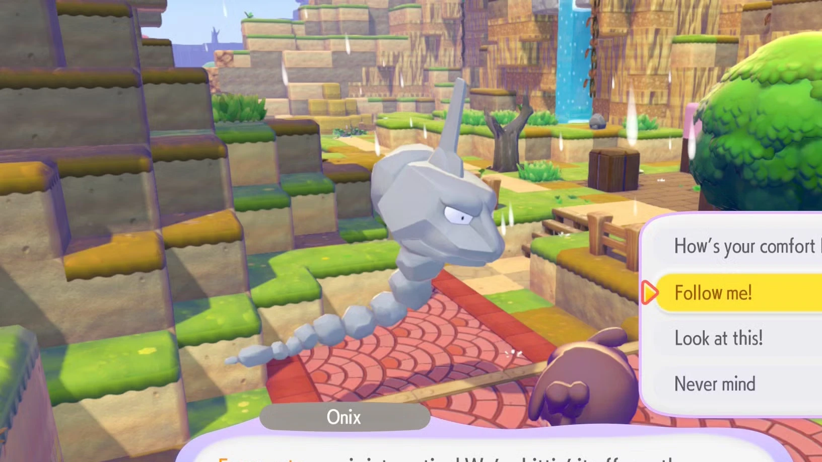 Rocky Ridges Bulldoze Pokemon in Pokopia
