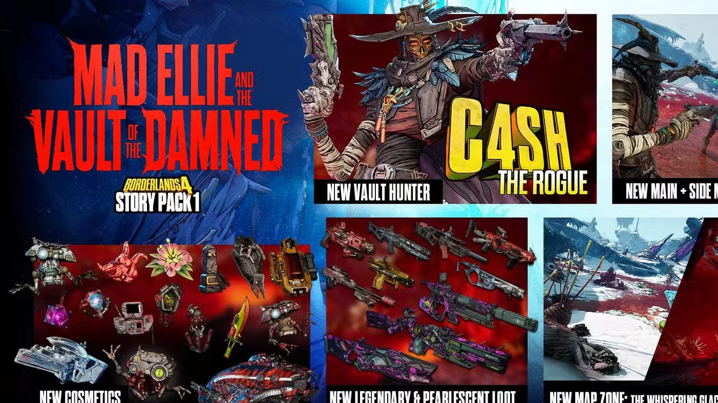 Borderlands 4 Mad Ellie DLC release time in your time zone