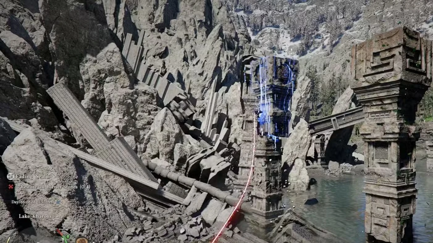 Destroyed Barrier Stone of the Lake Walkthrough in Crimson Desert