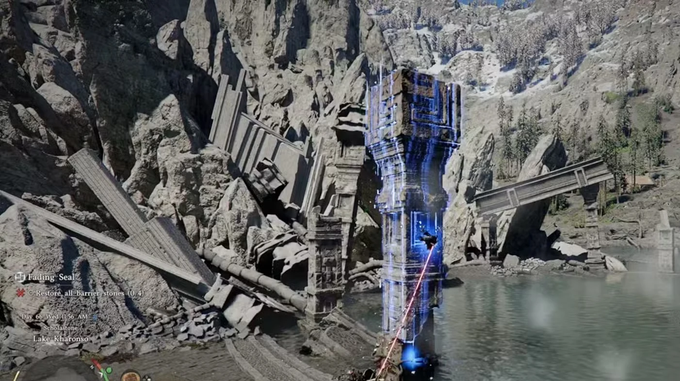 Destroyed Barrier Stone of the Lake Walkthrough in Crimson Desert