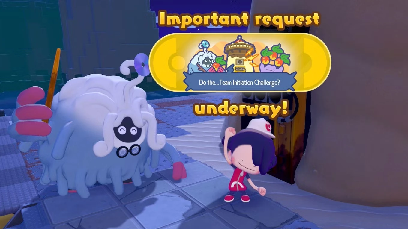 'Do the... Team Initiation Challenge?' walkthrough and quest steps in Pokémon Pokopia