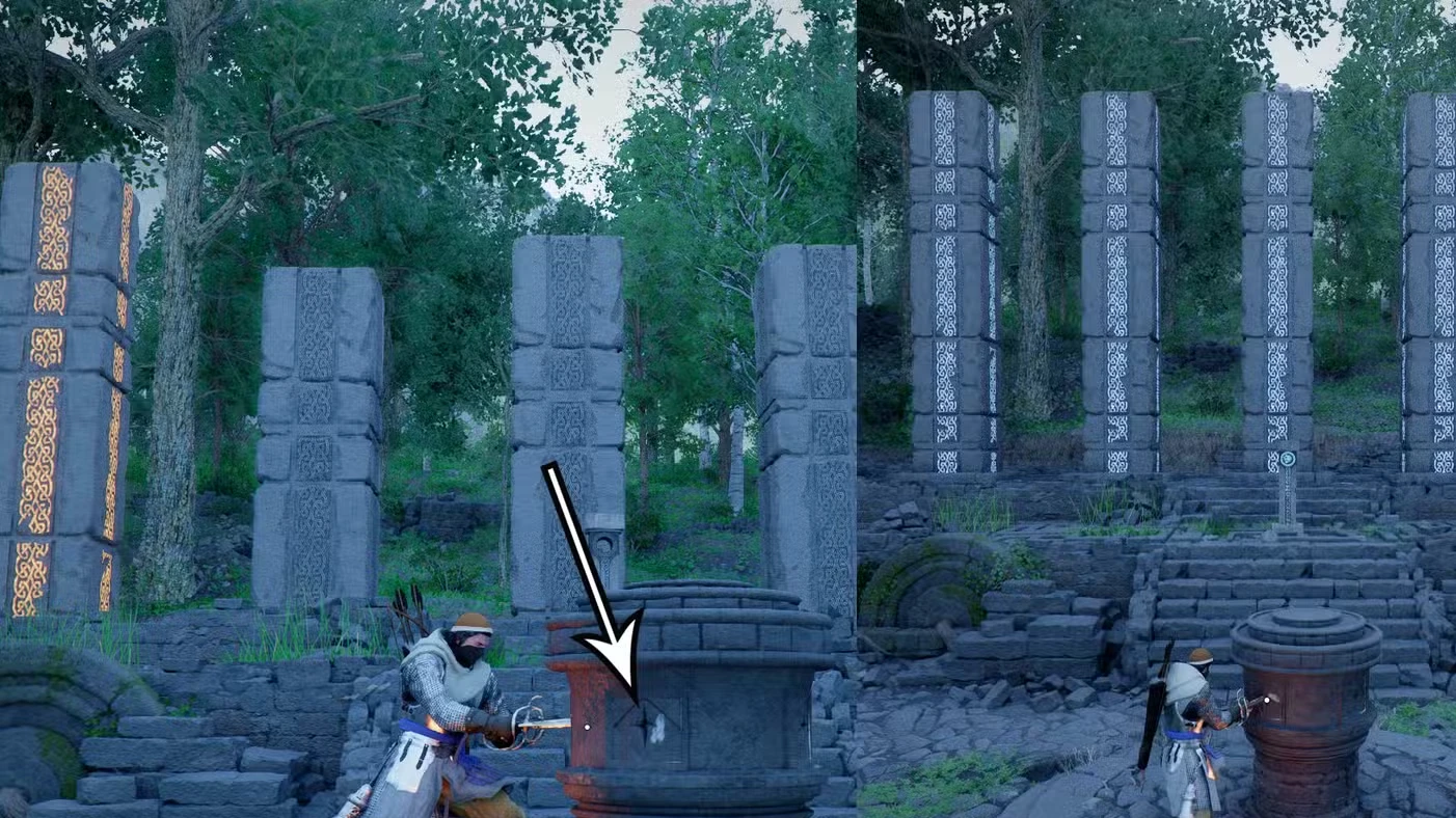 Duskwood Hill Ruins puzzle walkthrough in Crimson Desert