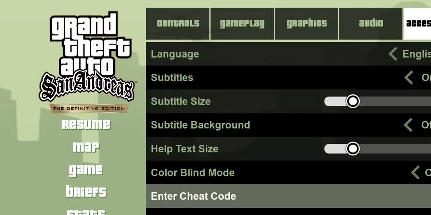 Every Cheat Code for Grand Theft Auto: San Andreas – Definitive Edition