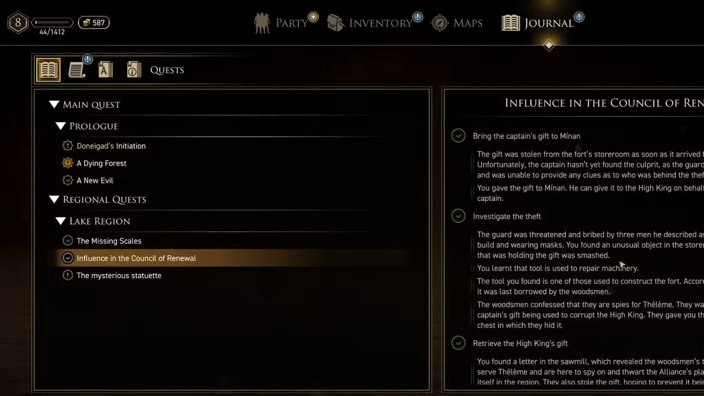 GreedFall 2: Influence in the Council of Renewal Walkthrough