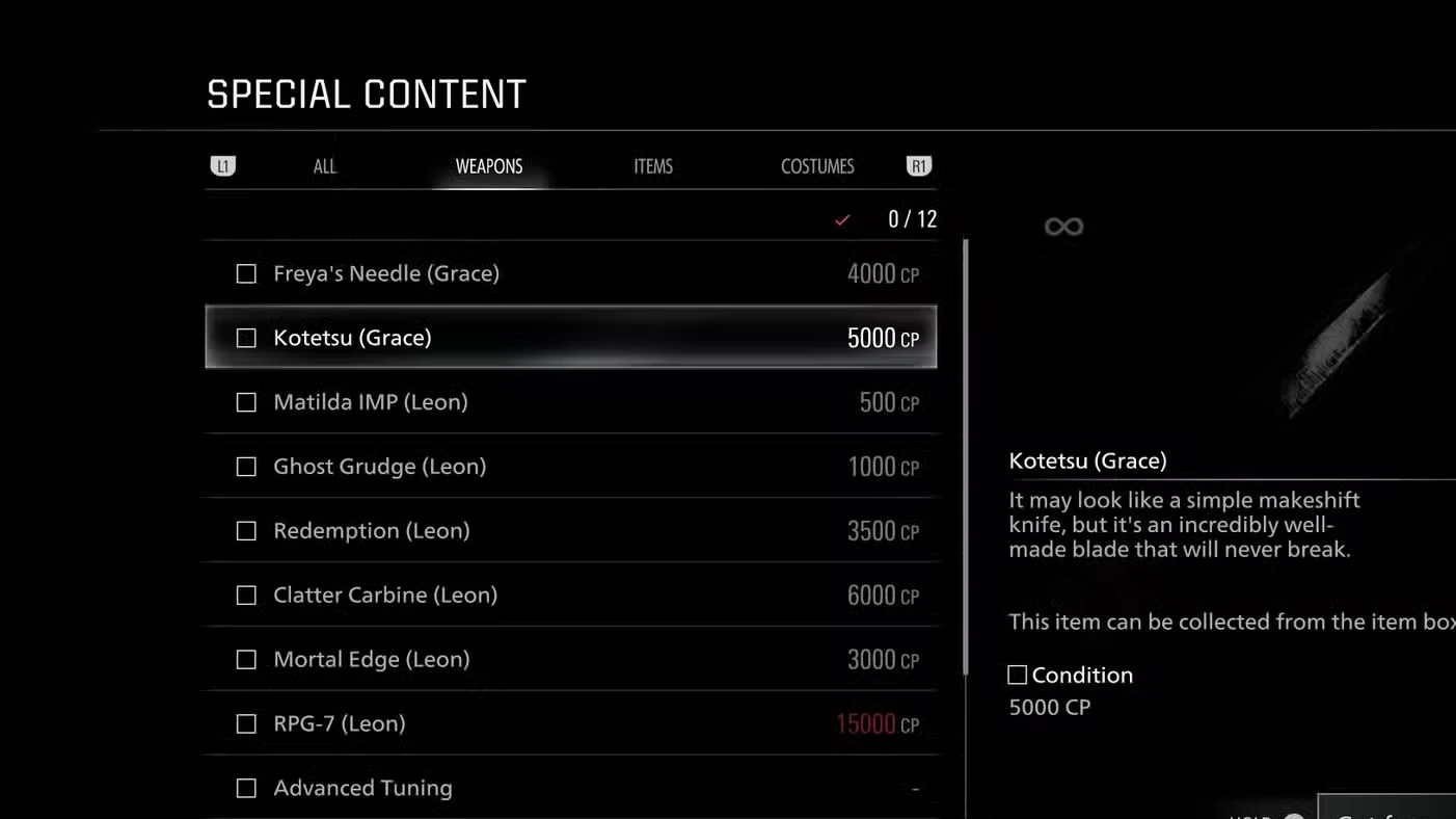 How to Complete Never Touch the Stuff in Resident Evil Requiem
