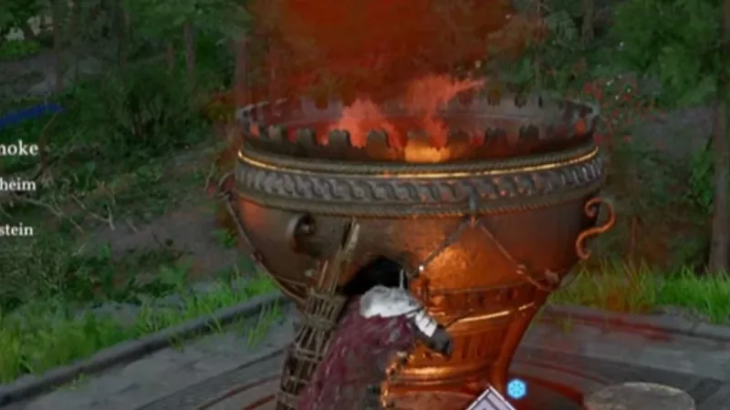 Destruir a fumaça vermelha e vencer Tarandus em Crimson Desert