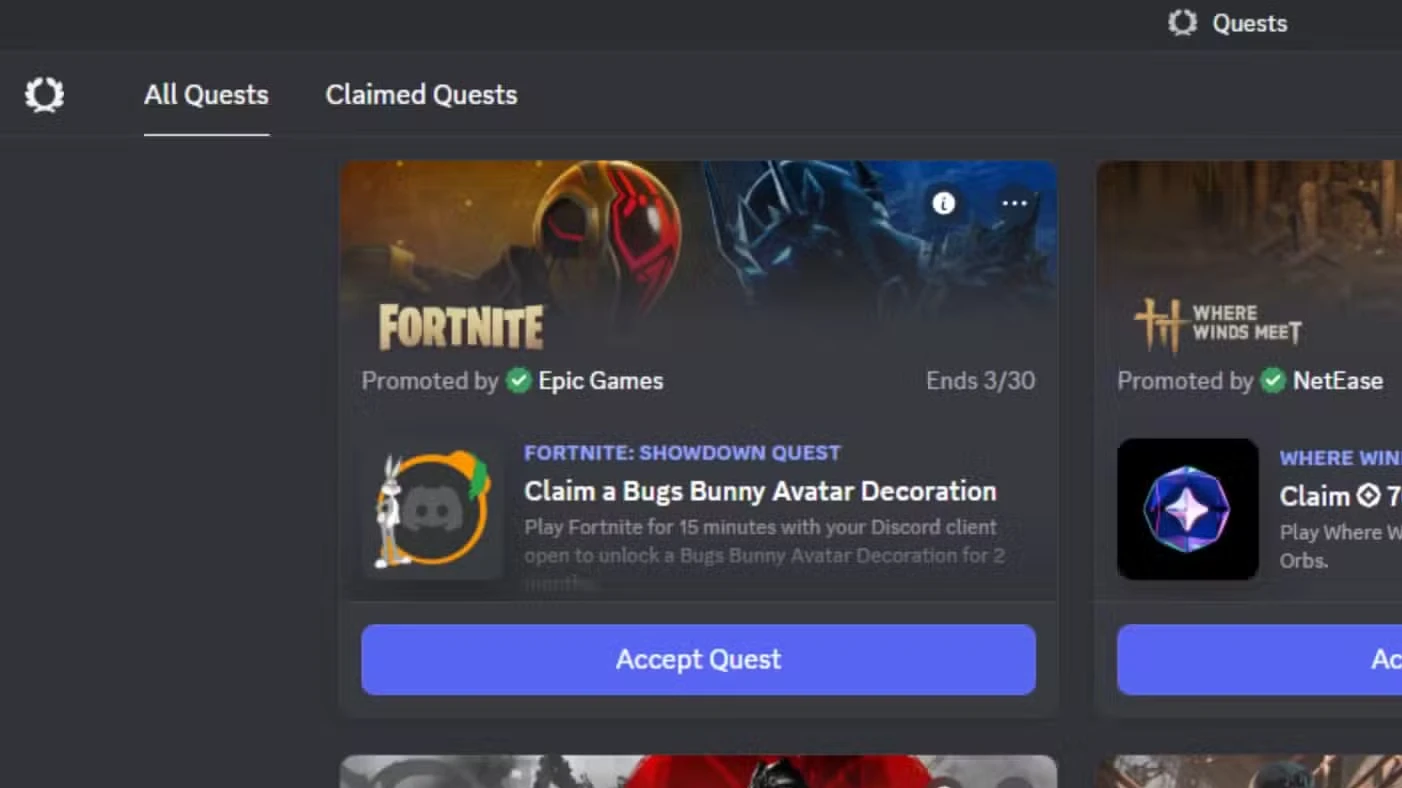 How to Get a Free Buggs Avatar on Discord (Fortnite Quest)