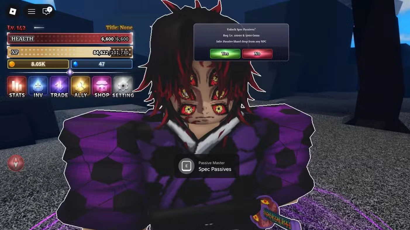 How to Get All Spec Passives in Sailor Piece