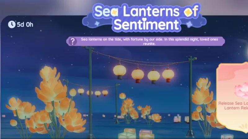 Como conseguir lanternas no evento Sea Lantern de Heartopia
