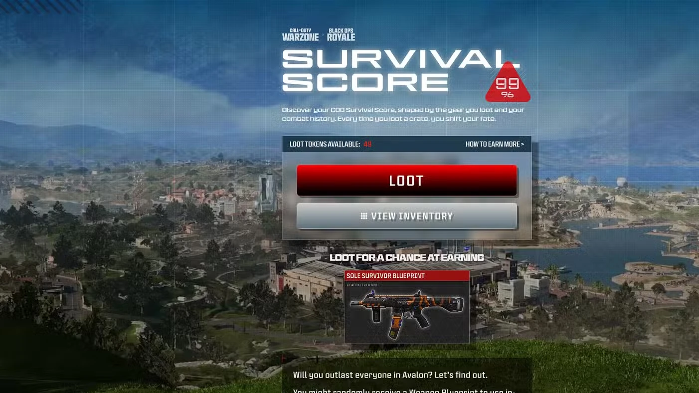 How to Get the Free Sole Survivor Blueprint in Warzone Black Ops Royale