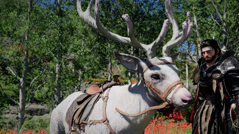 Como conseguir a montaria lendária Snowwhite Deer em Crimson Desert
