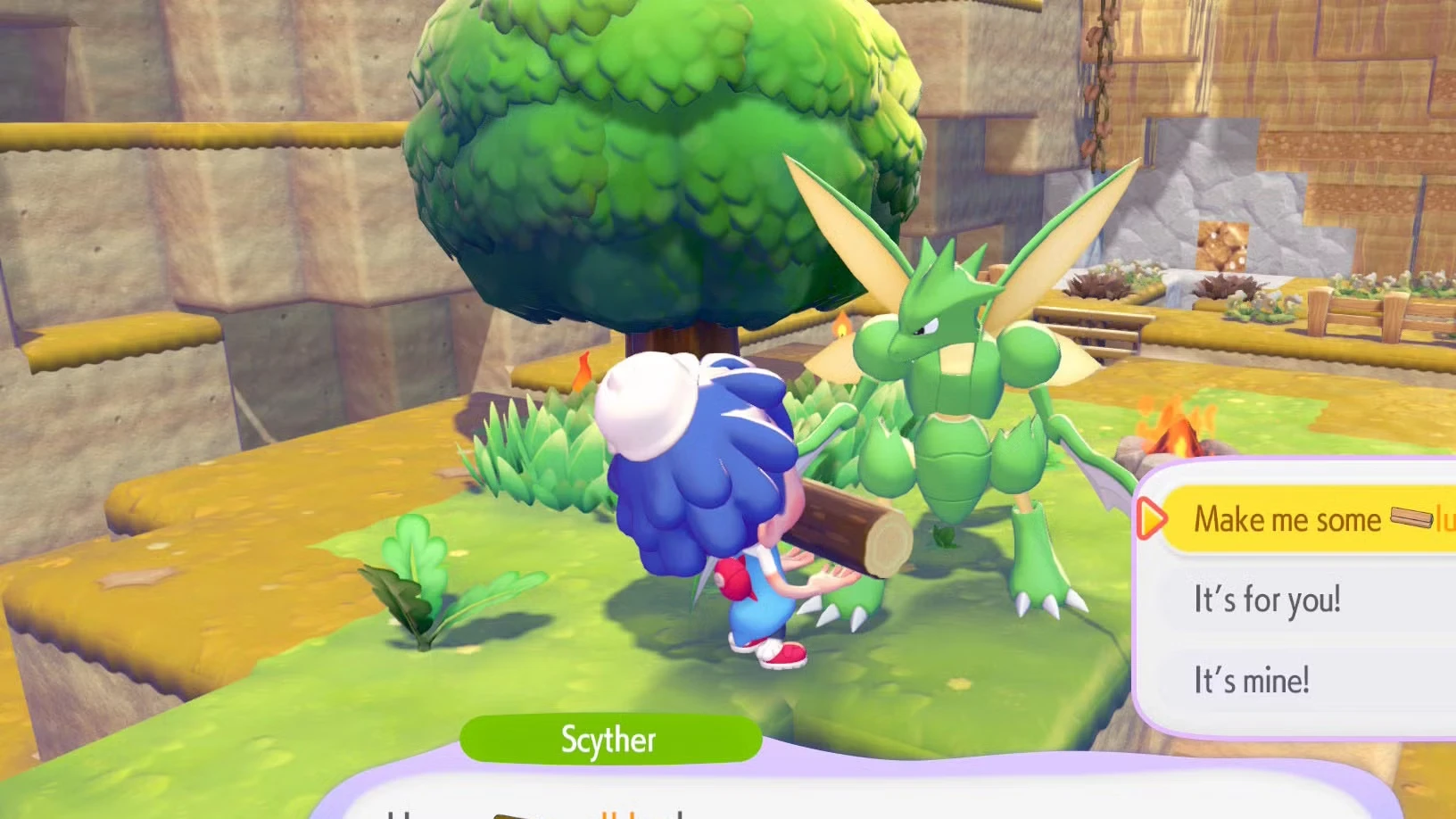 How to make lumber in Pokémon Pokopia