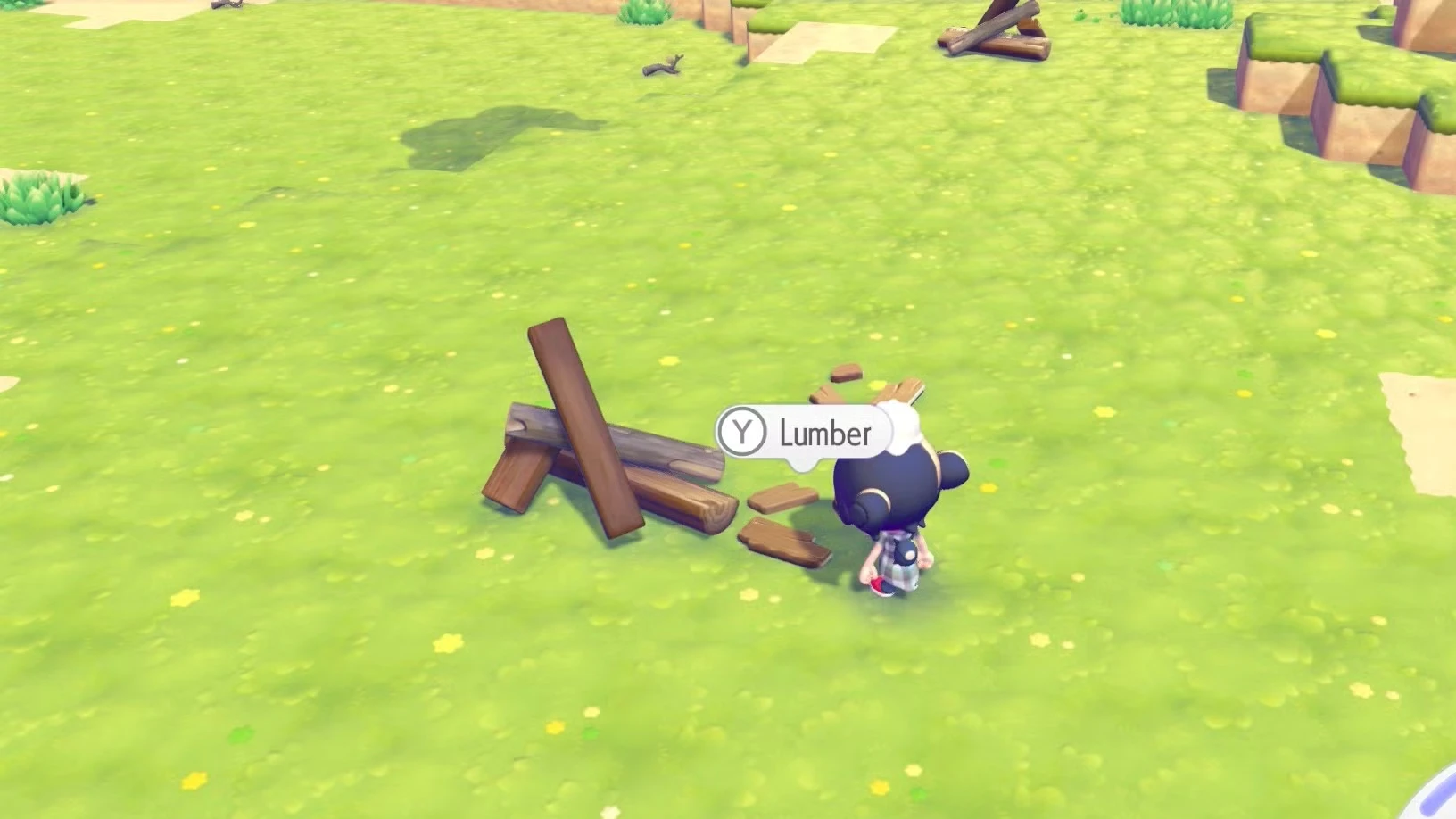 How to make lumber in Pokémon Pokopia