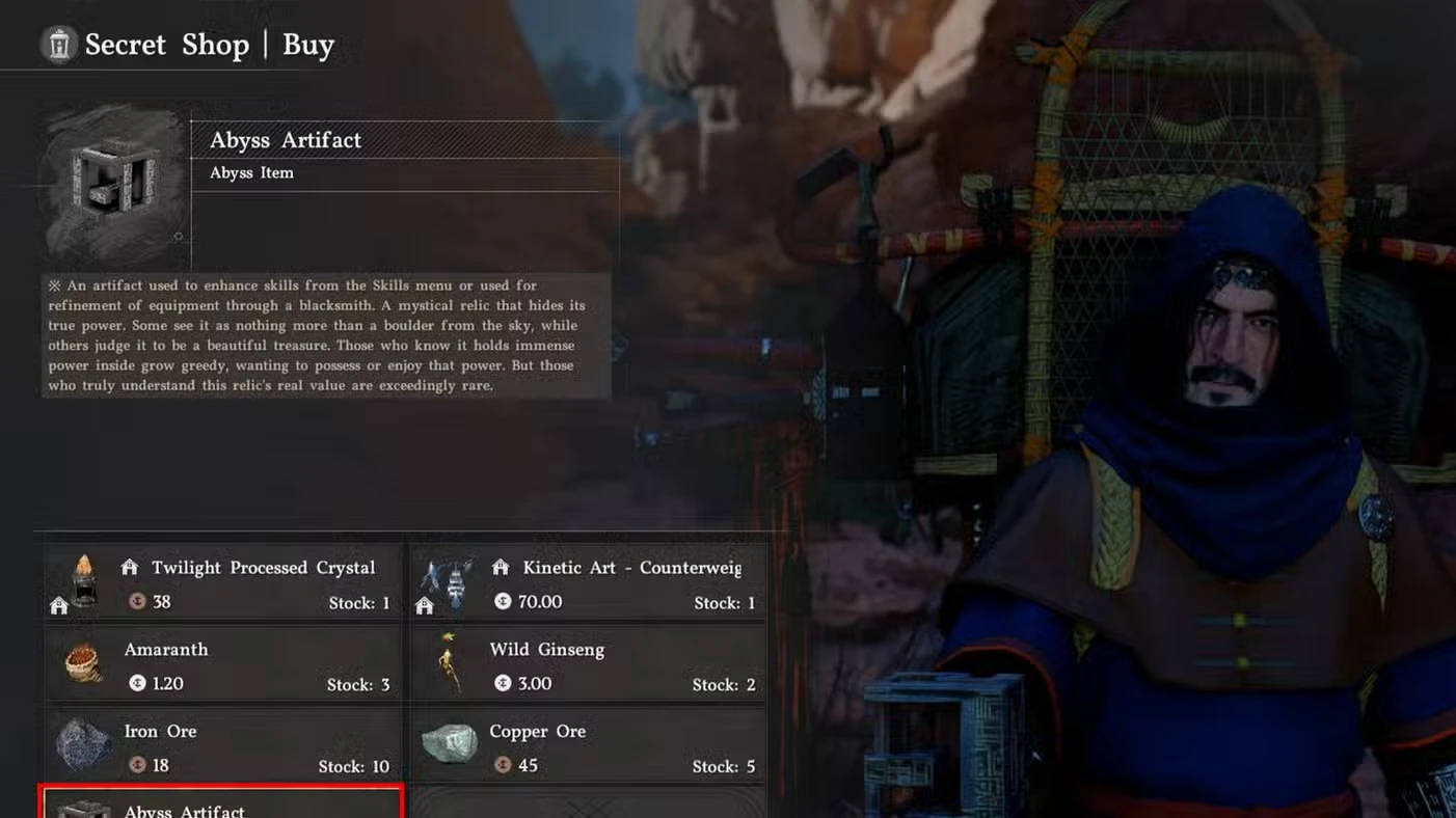 How To Use Abyss Artifacts In Crimson Desert