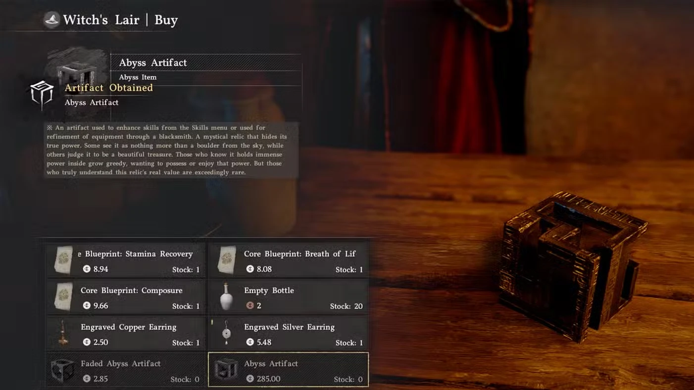 How To Use Abyss Artifacts In Crimson Desert