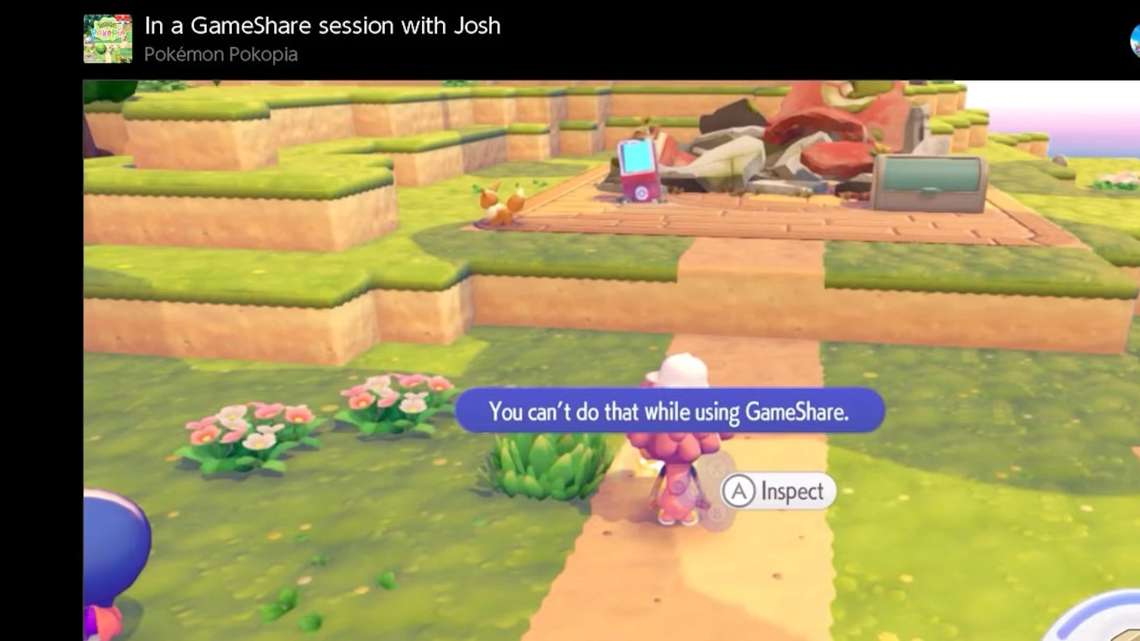 How to use GameShare in Pokémon Pokopia