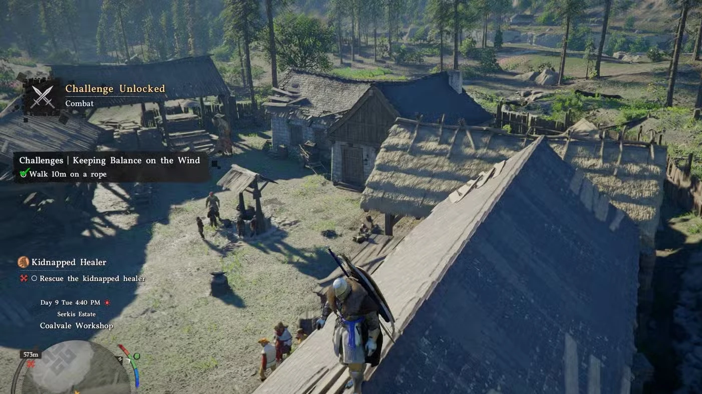 How to Walk 10m on a Rope in Crimson Desert (Keeping Balance Challenge)