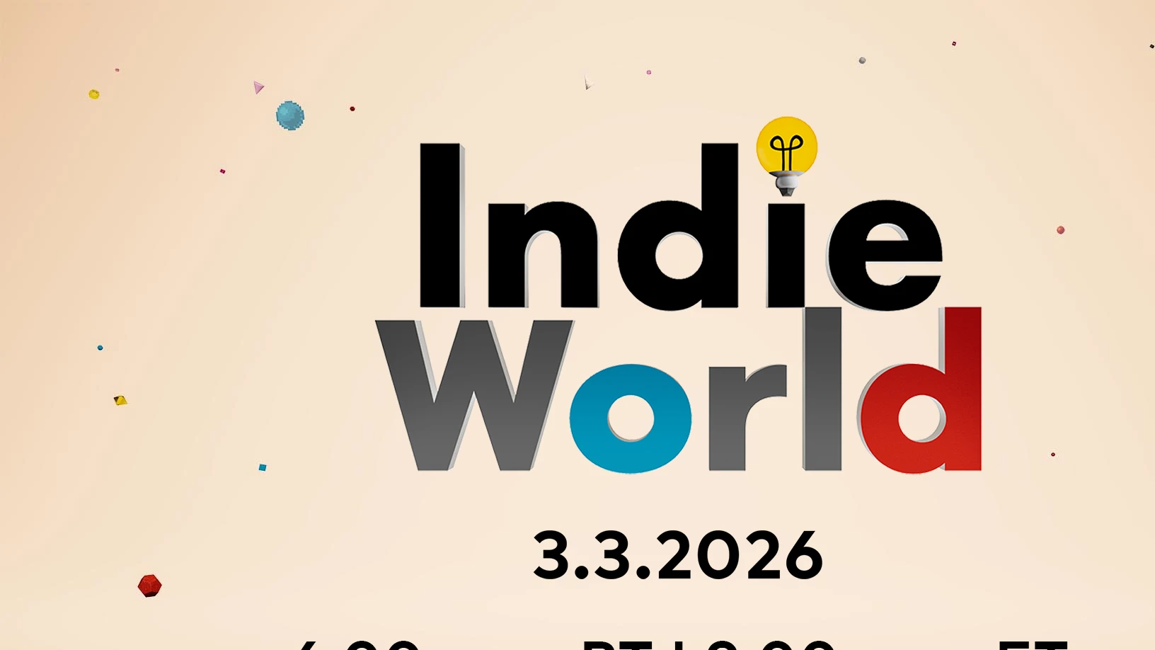 March 2026 Indie World Showcase live stream