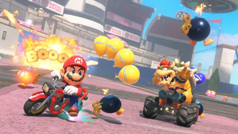Mario Kart World recebe modo de batalha Bob-omb Blast na atualização 1.6.0