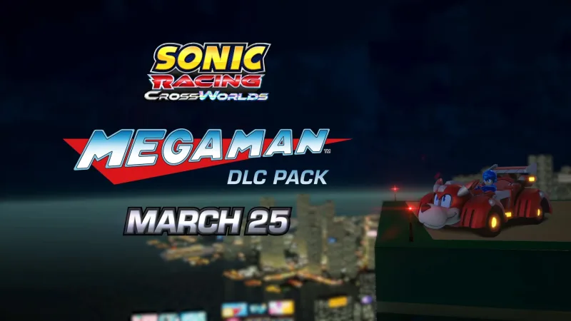 Mega Man entra na disputa de Sonic Racing: CrossWorlds com novo DLC
