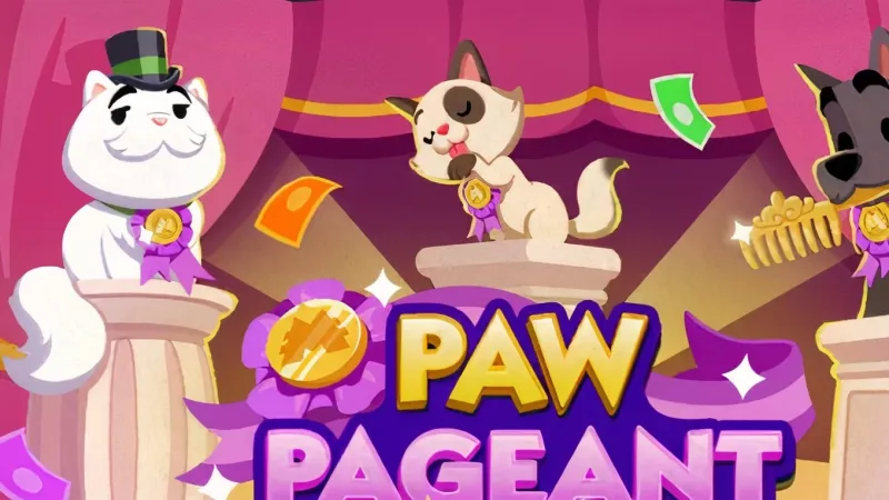 Paw Pageant em Monopoly GO: recompensas e marcos (29/03–01/04)