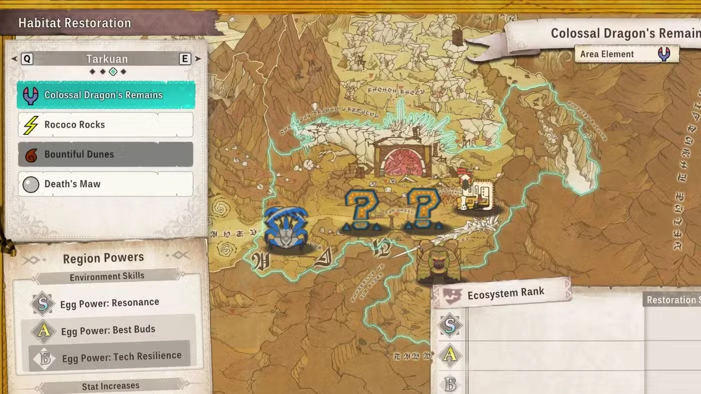Monster Hunter Stories 3 Habitat Restoration Guide