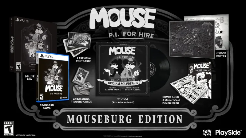 MOUSE: P.I. For Hire terá expansão de história e edições físicas detalhadas