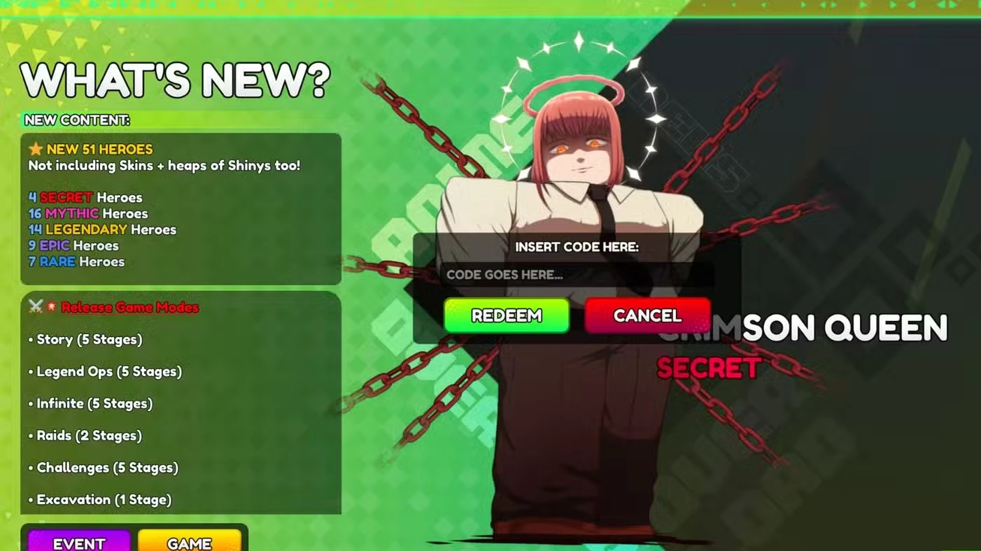 Roblox Anime Overload Codes