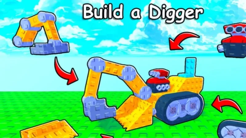 Códigos atualizados de Build a Digger