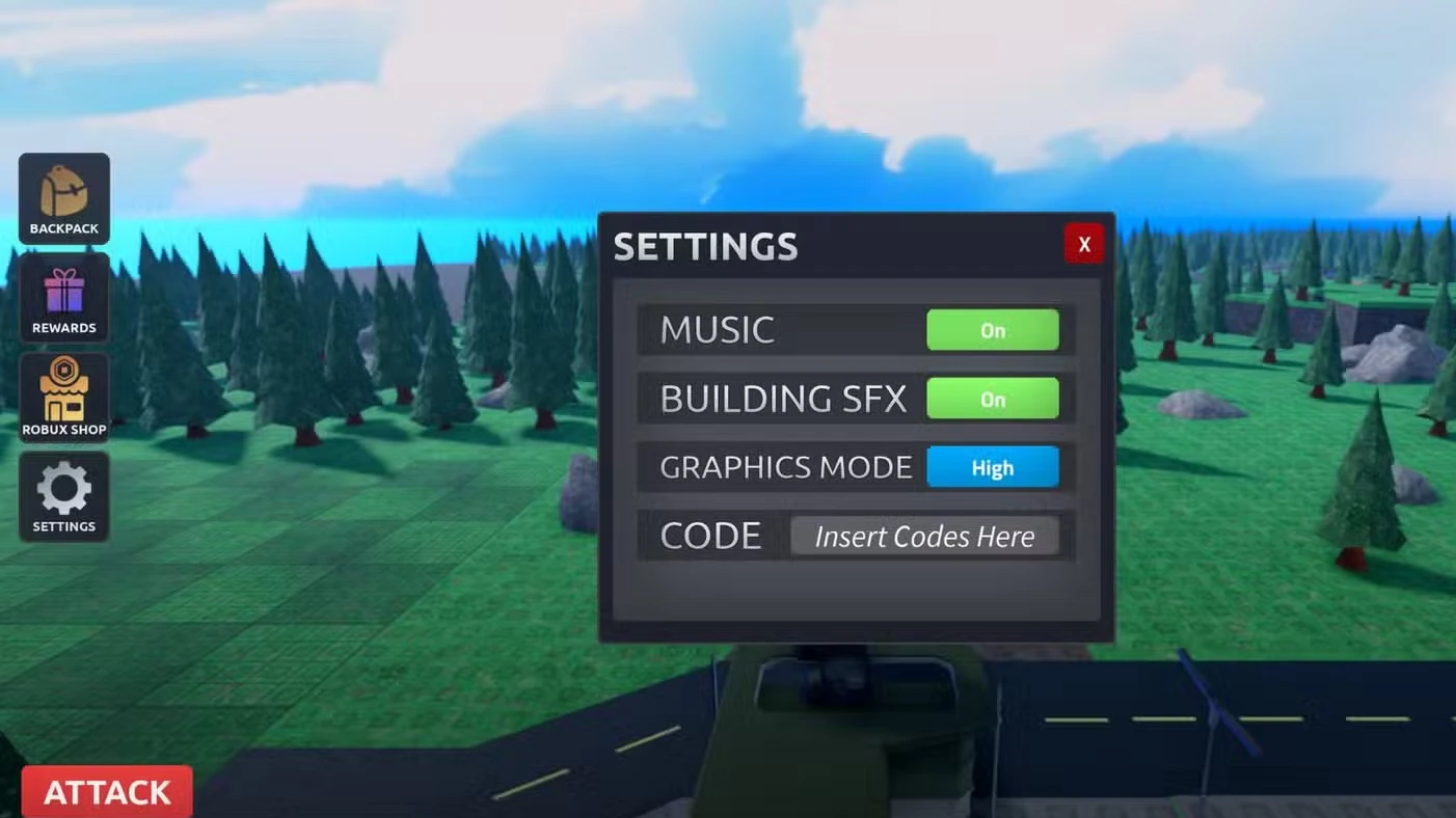 Roblox Build a Military Base Codes