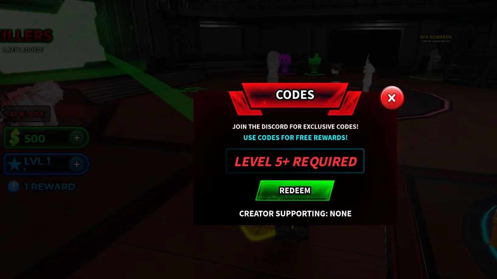 Roblox KILLSPREE Codes