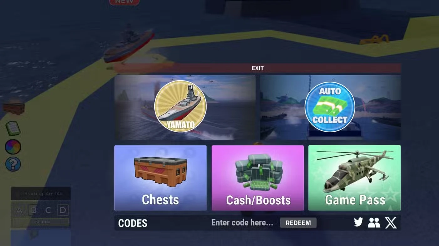 Roblox Navy Tycoon Codes